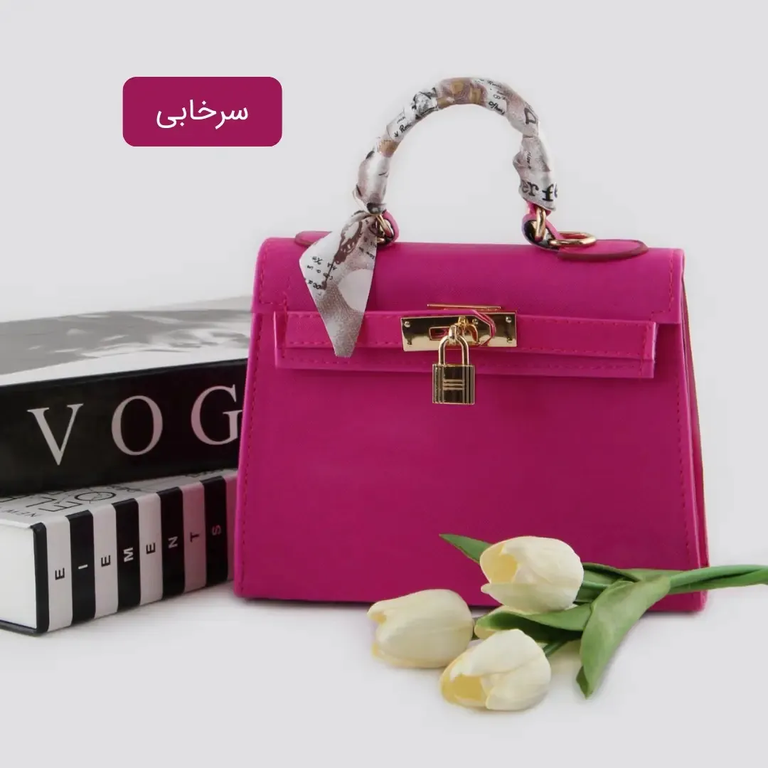 کیف پاسپورتی چرم مصنوعی زنانه روزمره با بند بلند
