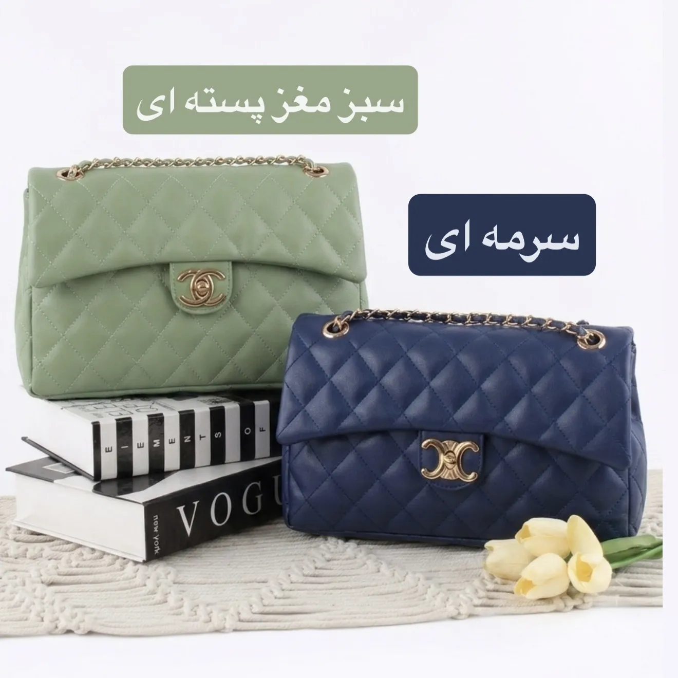 کیف پاسپورتی چرم مصنوعی زنانه روزمره بند بلند قهوه ای