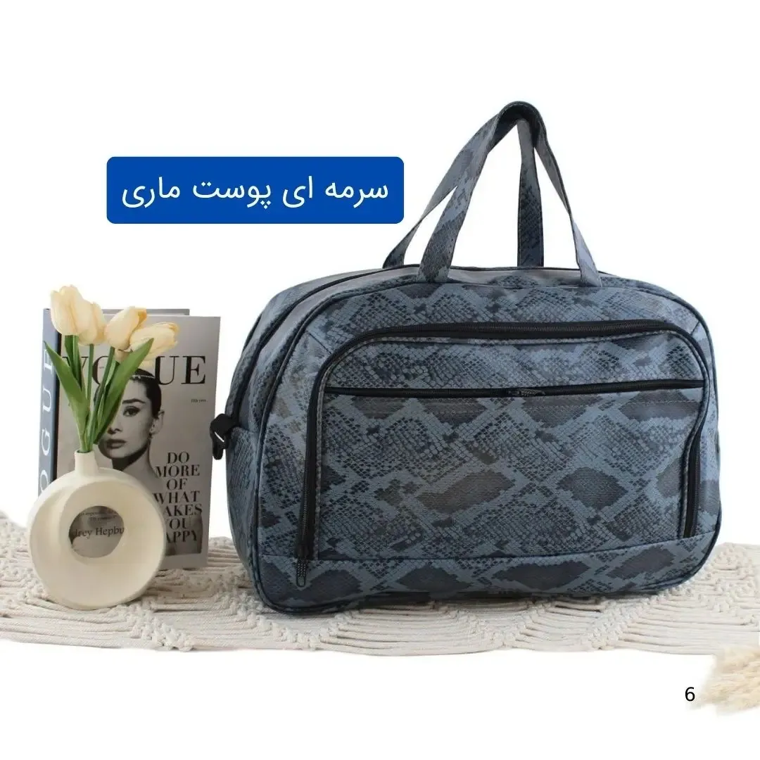 ساک دستی چرم مصنوعی زنانه روزمره و مهمانی با بند بلند