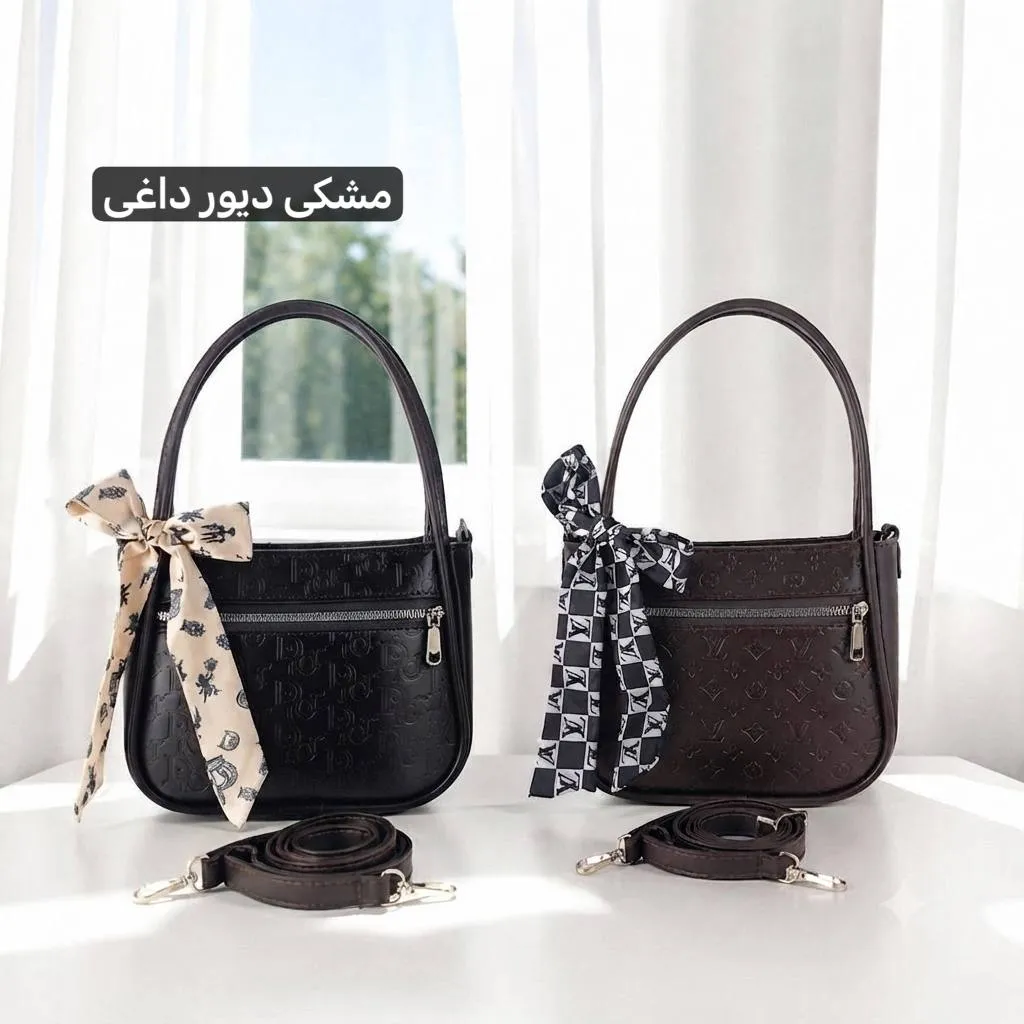کیف پاسپورتی چرم مصنوعی زنانه مشکی کاربرد رسمی روزمره مهمانی