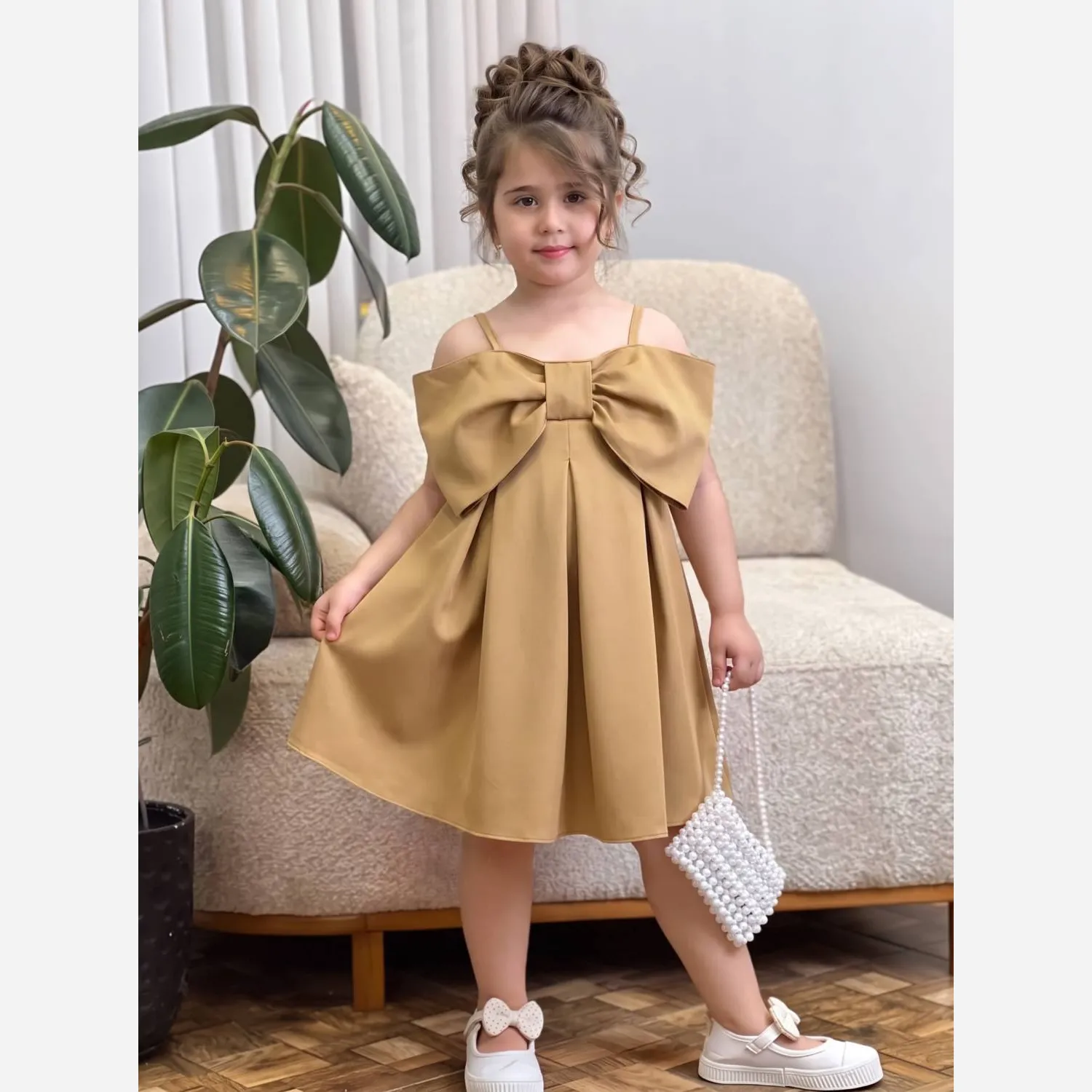 سارافون دخترانه مازراتی طرح پاپیون سایز 40 تا 60 رنگبندی متنوع